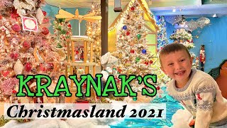 KRAYNAKS SANTAS CHRISTMASLAND 2021  300 ft FREE Christmas Display in Pennsylvania [upl. by Adnawt286]