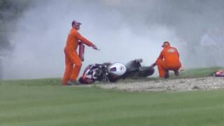 BSB Thruxton crash [upl. by Jolynn663]