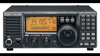 Icom ic718 модернизация и настройка modernization [upl. by Yaeger]