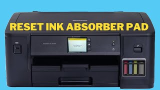 Reset Ink Absorber Pad in Brother HL T4000DW Printer [upl. by Blaze]