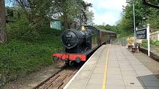 Telford Steam Railway GWR 5619 locomotive Bank Holiday Monday 652024 [upl. by Sancha]