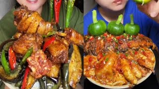 13 November 2024 New ASMR EATING Spicyfood Chicken foodblogger spicyfood food mukbang foodie [upl. by Eiramac]