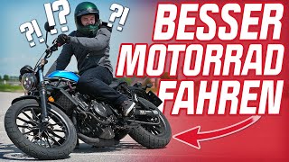 BESSER MOTORRADFAHREN MOTORRAD FAHREN LERNEN [upl. by Malaspina464]