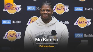 Mo Bamba  202223 Lakers Exit Interviews [upl. by Perrins]