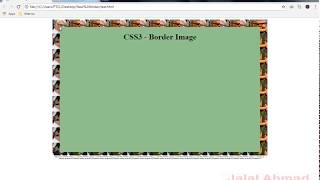 CSS3  Border image css  CSS3 Tutotrials [upl. by Nahta303]