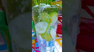 My detox water🥒shortsyoutubeshort clearskinhealthydrinkhydrateyourself cucumberwaternewshorts [upl. by Euqinom]