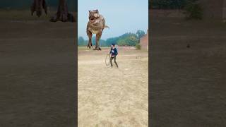 Big Dinosaur Jurassic world Trex part 139 shorts vfx trex jurassicworld dinosaur funny viral [upl. by Olmsted]