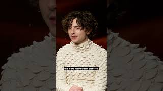 Timothée Chalamet on discovering TheBeatles through his mum and playing Bob Dylan [upl. by Meredith]