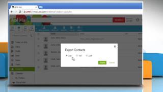 How to export contacts from AOL® Mail Tutorial [upl. by Colier337]