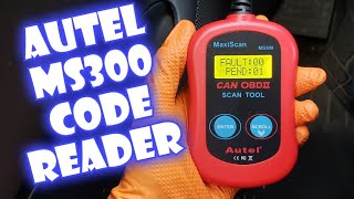 How To Use The Autel MS300 OBD2 Code Reader  Check Engine Light [upl. by Nawak]