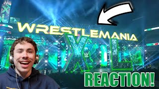 WWE Wrestlemania 40 Stage Reveal REACTION [upl. by Nahama]