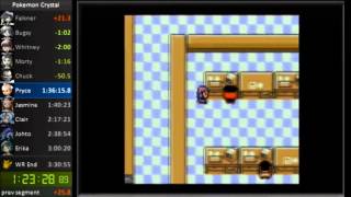 Pokemon Crystal  Any Glitchless Speedrun in 322 [upl. by Eelahs]