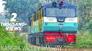 ZDM3719 FINAL TRIAL FROM JOGINDER NAGAR TO PATHANKOT KANGRA VALLEY RAILWAY [upl. by Gracia]