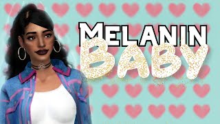 MELANIN BABY  SIMS 4 CC SHOWCASE [upl. by Nanis692]