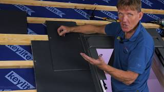 How to install  Keylite Slate Roof Flashings with SkillBuilders Roger Bisby [upl. by Arabelle]