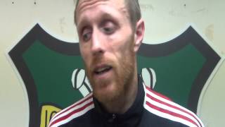 Brett Ormerod on a different role and scoring at The Racecourse [upl. by Ahsinnor771]