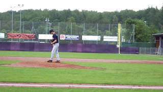 Dominik Hartinger pitching in the German Bundesliga for the Gauting Indians vs Heidenheim [upl. by Ettenirt]