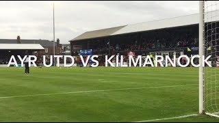 Ayr Utd vs Kilmarnock Derby  Betfred cup  Vlog [upl. by Ahsimik]