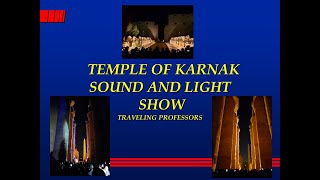 SOUND AND LIGHT SHOW KARNAK [upl. by Eskill]