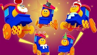 Xmas Finger Family  Bob The Train  Kindergarten Nursery Rhyme For Kids  Toddlers Video [upl. by Demetrius]