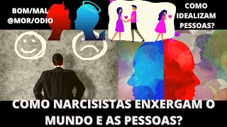 Como narcisistas enxergam o mundo e as pessoas Como idealizam  Oa narcisista te vê realmente [upl. by Moishe825]