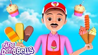 Ice Cream Wala  आइस क्रीम वाला  Kids Rhyme in Hindi  Ding Dong Bells [upl. by Leigh470]