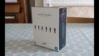 James Bond Collection boxset bluray unboxing [upl. by Aniuqaoj]