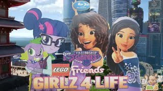 Lego Friends Girlz 4 Life My Little Pony Equestria Girls Friendship Games DVD Menu 2020 [upl. by Nylirrehs]