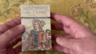 Unboxing Minchiate Al Cigno [upl. by Grissel]