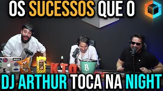 Os SUCESSOS que o DJ Arthur toca na NIGHT  Cortes do Caixa Preta [upl. by Nuavahs923]