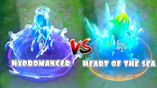 Kadita Heart of the Sea VS Hydromancer Skin Comparison [upl. by Accebar]