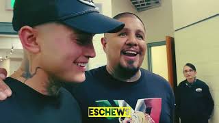 Must See Fernando Vargas amp Sean Garcia squash beef after fight EsNews boxing [upl. by Htaras225]