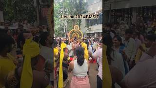 Utsaha Vaibhava 2024  BMS Institute of Technology fest event shorts [upl. by Carry22]