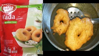 MTR Vada Mix Review  Instant Vada Mix  MTR Ready To Cook Recipes Review 3  Medu Vada Recipe [upl. by Cyprio]