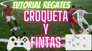 COMO HACER REGATES Y FINTAS EN efootball👌EL MEJOR TUTORIAL DE REGATES Y FINTAS PASO A PASO REGATES [upl. by Ecyle]