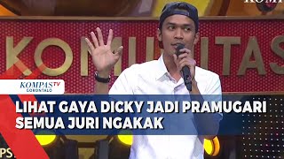 Lihat Gaya Dicky Jadi Pramugari Semua Juri Ngakak [upl. by Porcia]