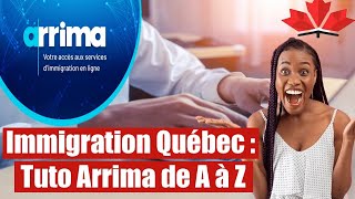 IMMIGRATION CANADA  Voici Comment créer et soumettre votre profil sur ARRIMA [upl. by Einuj953]