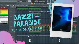 Bazzi  Paradise  Instrumental  Karaoke  FL Studio  Acapella [upl. by Rekoob]