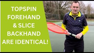 The Topspin Forehand Is Identical To The Slice Backhand [upl. by Brendon]