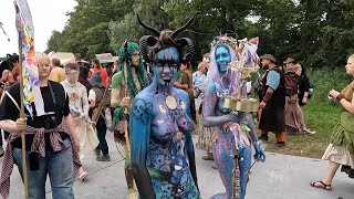 best body paintbody art at Castlefest [upl. by Idner273]