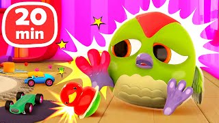 Sing with Hop Hop the owl Funny baby songs amp cartoons for kids All the best nursery rhymes [upl. by Oz]