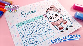 CALENDARIO ENERO  BULLET JOURNAL  ORGANIZACIÓN  DIY  JANUARY CALENDAR RaniArts [upl. by Christmann]