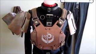 Brotherhood of Steel Combat Armor amp Officer Uniform  Fallout 4 Cosplay Overview [upl. by Ahsinot884]