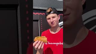 Prague Hot Dog z Prahy😎✊ praha hotdog hotdogs fastfood sausage foodblogger [upl. by Antonio]