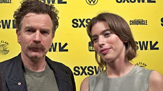 Ewan McGregor Clara McGregor amp Emma Westenberg on Bleeding Love  SXSW 2023 Red Carpet Interview [upl. by Kaufman]