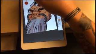 LiveDigital Caricature Tutorial with iPad [upl. by Swithin]