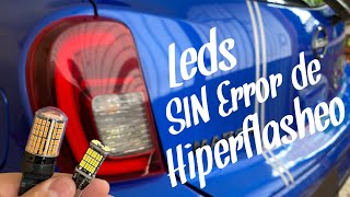 Leds en Reversa y Direccionales SIN ERROR de Hiperflasheo  Nissan March [upl. by Tod]