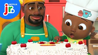 Codys PatACake Baking Song 🎂 CoComelon Lane  Netflix Jr [upl. by Aonehc]