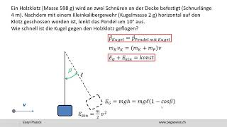 ballistisches Pendel [upl. by Oppen]