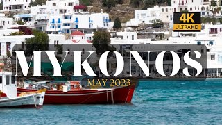 Mykonos Greece 🇬🇷 4K walking Tour [upl. by Liryc929]